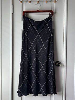 Casual Corner Plaid Midi Skirt
